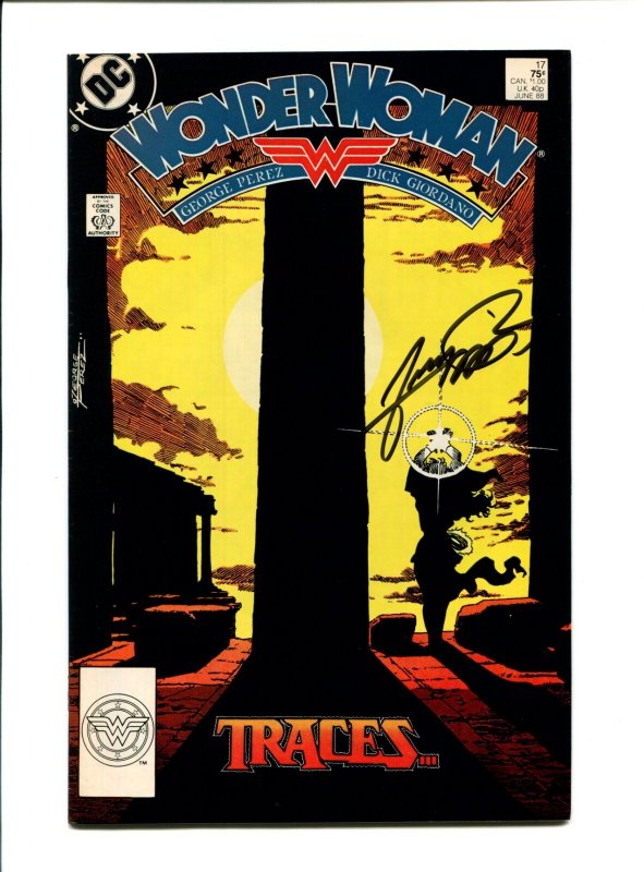 Wonder Woman #17 - Signed George Perez / Cameo App Circe (9.0) 1988