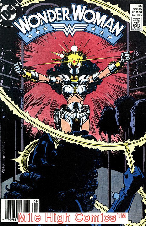 WONDER WOMAN  (1987 Series)  (DC) #34 NEWSSTAND Near Mint Comics Book