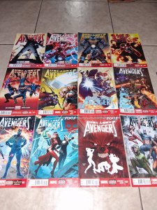 Uncanny Avengers #3,4,6,8,10,16,20,21,22,23,24,25 (2013-2014) lot of 12VF-NM)
