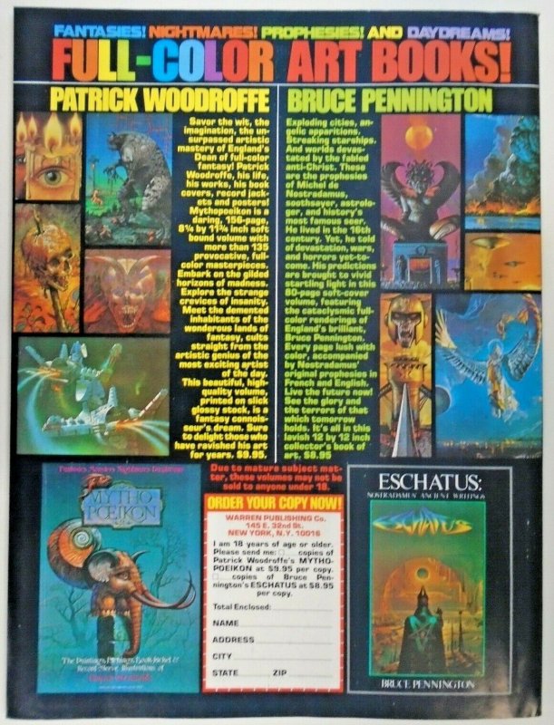 mm 1984 (1978, Warren) #2nm-, 3nm- (2 book set)