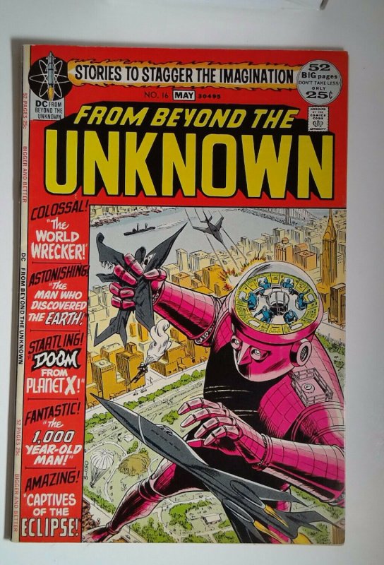 From Beyond the Unknown #16 (1972) DC Comics 8.0 VF Comic Book