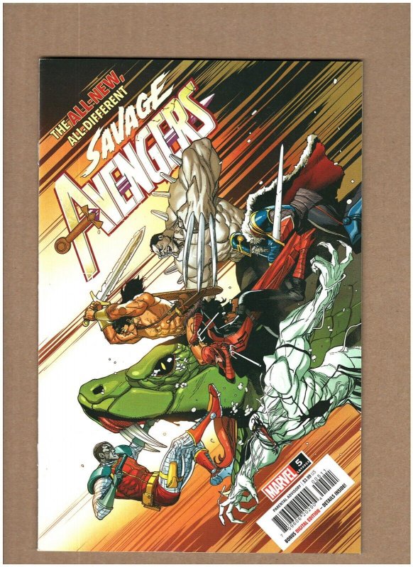 Savage Avengers #5 Marvel Comics 2022 Conan Deathlok Weapon H NM- 9.2 