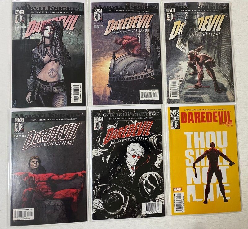 Daredevil lot 30 diff from #7-73 Marvel Knights 8.0 VF (1999-2005)