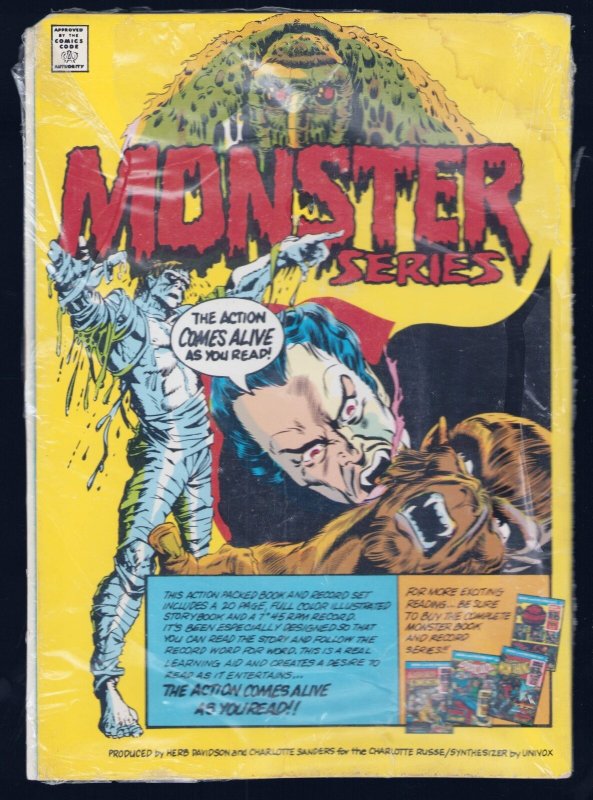 The Man-Thing PR16 Power Record + Book Set. Factory Sealed (7/7.5) 1974