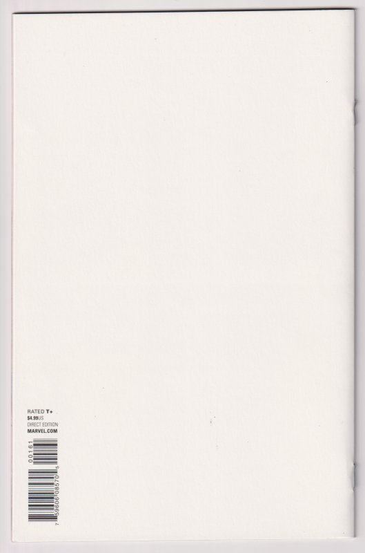 Marvel Comics! Death of X! Issue #1! Blank Sketch Variant!