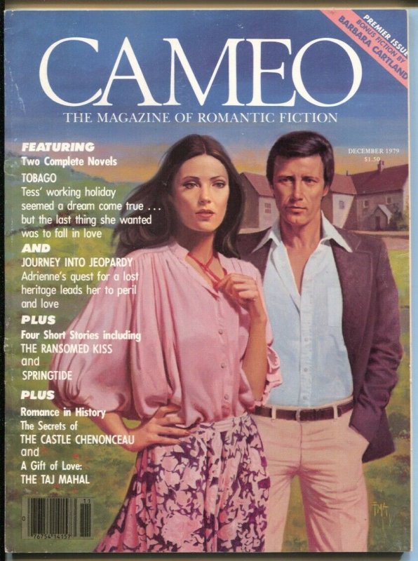 Cameo #1 12/1979-The Magazine Of Romantic Fiction-Cartland-Cartledge-FN