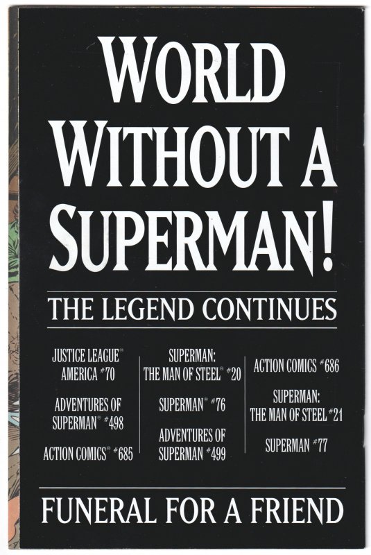 Superman #75 Platinum Edition Unbagged (1993) Superman