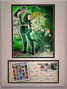 12×16 GREEN ARROW DC 2006 Comic Con Stamp Art USPS/SDCC 1st DAY Art