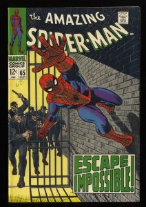 Amazing Spider-Man #65 FN+ 6.5 The Impossible Escape! Foggy Nelson Cameo!