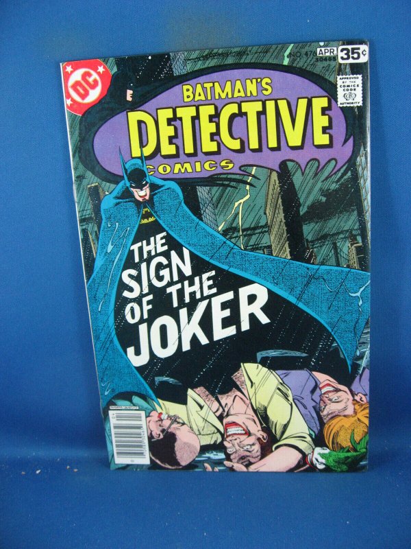 DETECTIVE COMICS 476 VF NM 1978 DC BATMAN MARSHALL ROGERS JOKER