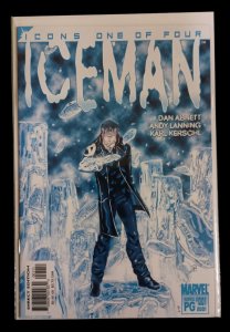 X-MEN Iceman #1-4 Complete Set 2001 Marvel Comics Icons Series 1 2 3 4 Lot VF
