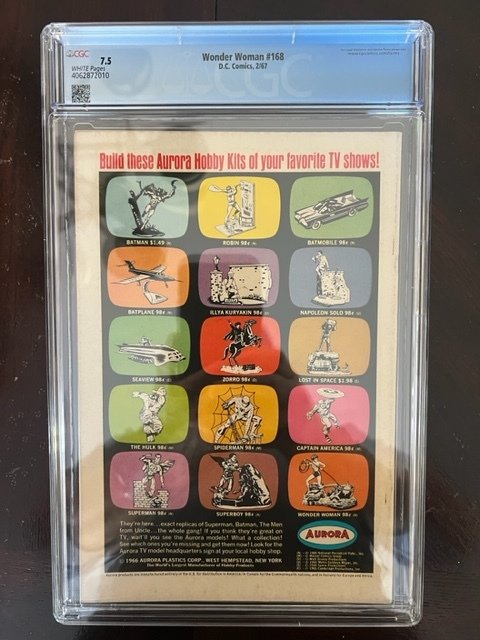Wonder Woman #168 (1967) - CGC 7.5