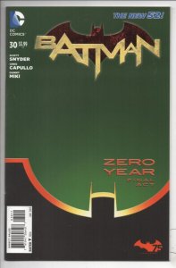 BATMAN #30, NM, 2014, Greg Capullo, Year Zero New 52, more Batman in store