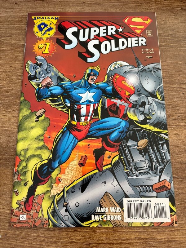 Super Soldier # 1 NM 1st Print Amalgam Superman Captain America Comic 14 J388