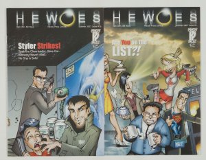 Hewoes #1 VF/NM one-shot + variant - Heroes TV show spoof - Bill Maus ; Parody