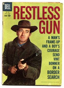 Four Color Comics #986 1958- Restless Gun TV Photo cover Dell VG