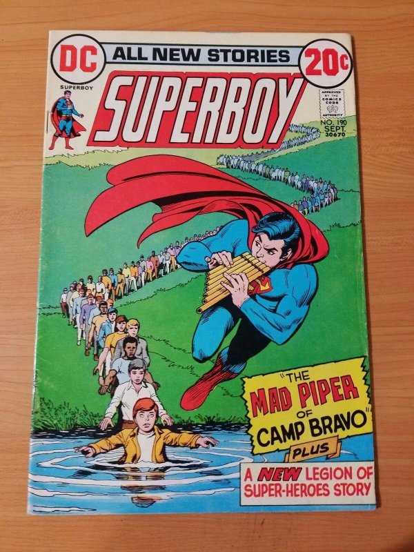 Superboy #190 ~ VERY FINE VF ~ (1972, DC Comics)
