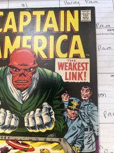 Captain America #103 (Marvel Comics July 1968) Fine. Owtw pages.