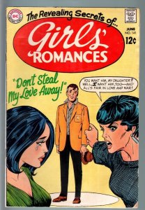 GIRLS' ROMANCES #141-D.C. ROMANCE-SILVER AGE-VG VG