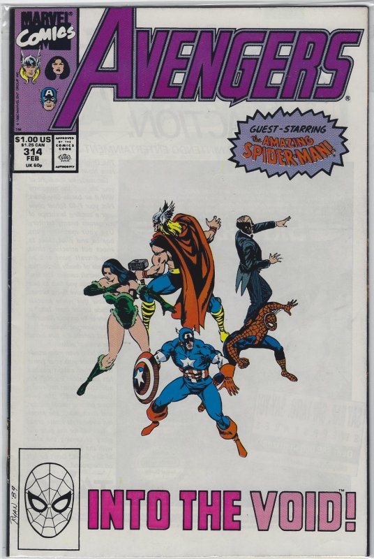 The Avengers #314 (1990)