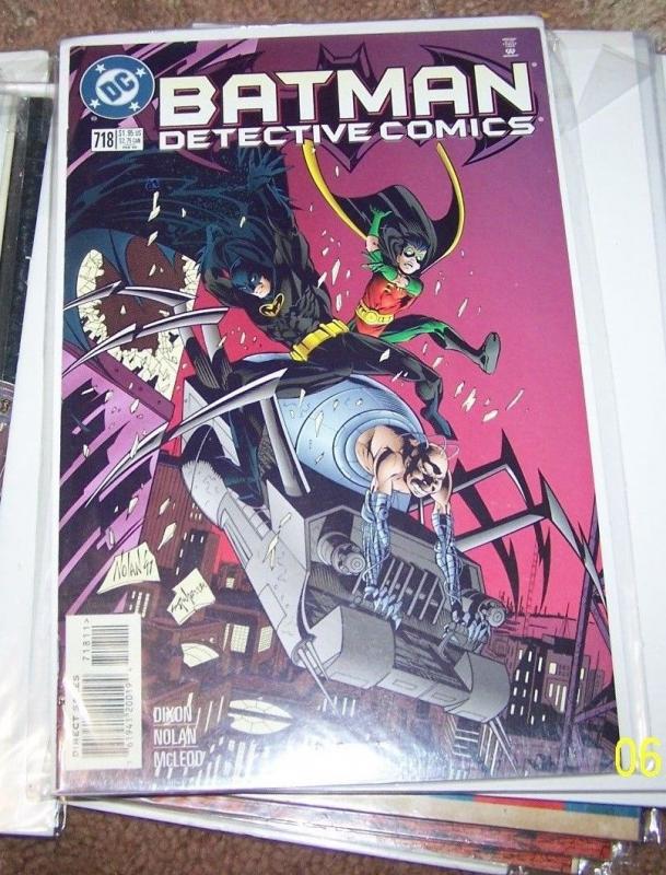 detective comics # 718  batman +ROBIN   GOTHAM GEARHEAD 