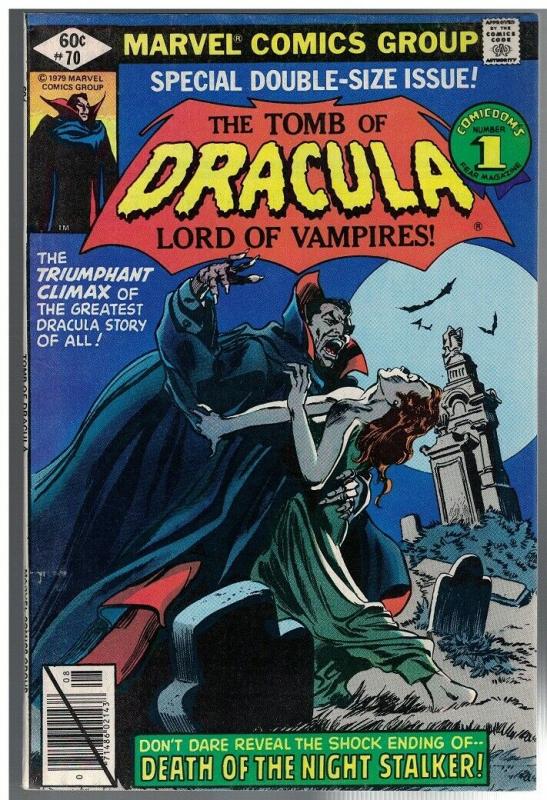 TOMB OF DRACULA 70 FN GIANT SIZE LAST ISSUE