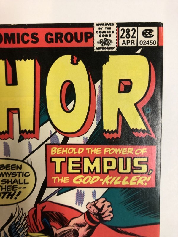 Thor (1979) # 282 (F/VF) 1st app Time Keepers Disney+ Loki