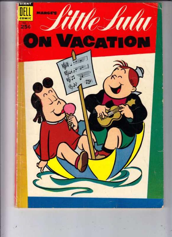 Dell Giant Marge's Little Lulu On Vacation #1 (Jul-54) FN Mid-Grade Little Lu...