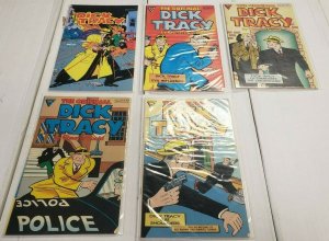 THE ORIGINAL DICK TRACY 5PC (VF/NM) ISSUES #2-5 & BOOK THREE, B&B 1990-91