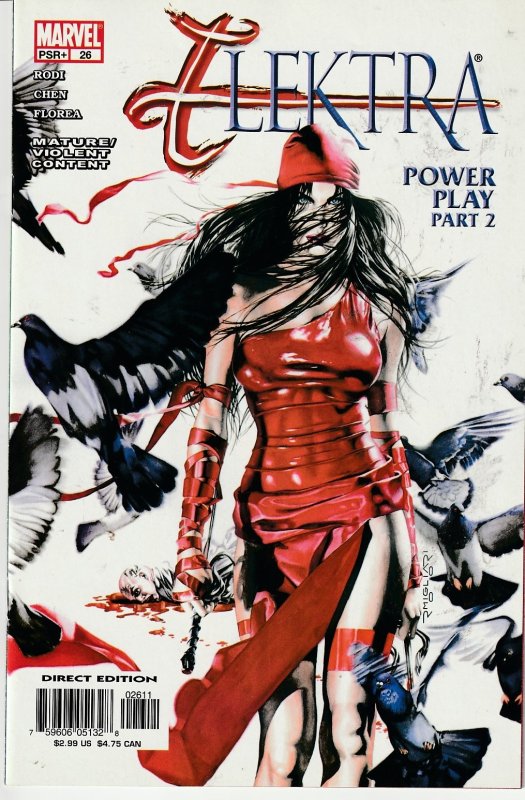 Elektra(Marvel Knights)# 23,24,25,26,27,28   The Mark, Power Play,