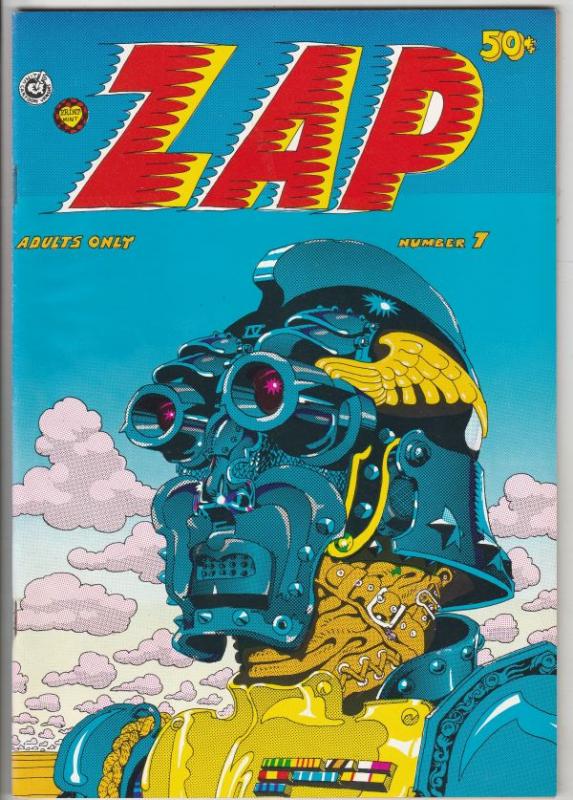 Zap #7 (Jan-74) NM Super-High-Grade Fat Freddy and his cat, Checkred Demon, M...