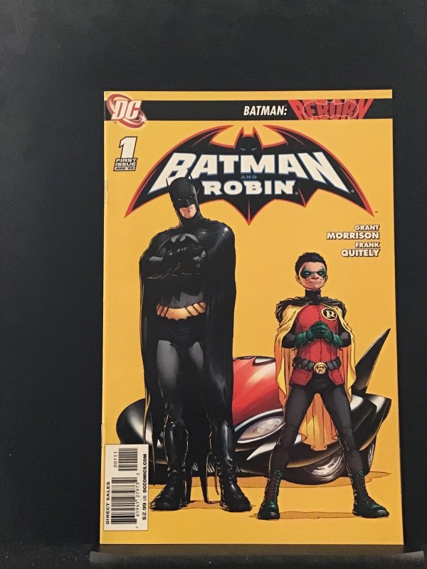 Batman and Robin #1 Frank Quitely Cover (2009)