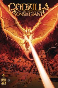 Godzilla Here There Be Dragons Ii Sons Of Giants #4 Cvr B Idw Comic