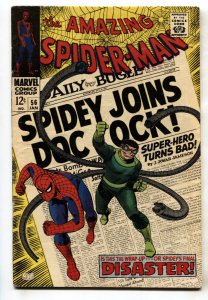 AMAZING SPIDER-MAN #56-First CAPT. GEORGE STACY-marvel silver-age VG