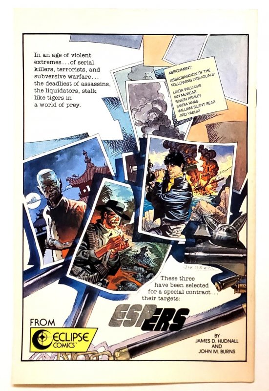 Bullet Crow, Fowl of Fortune #1 (March 1987, Eclipse) 8.0 VF