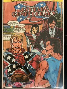 Captain Confederacy #4 No price Variant (1986)