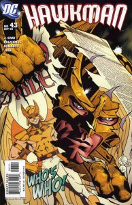 Hawkman (4th Series) #43 VF ; DC | Jimmy Palmiotti Justin Gray