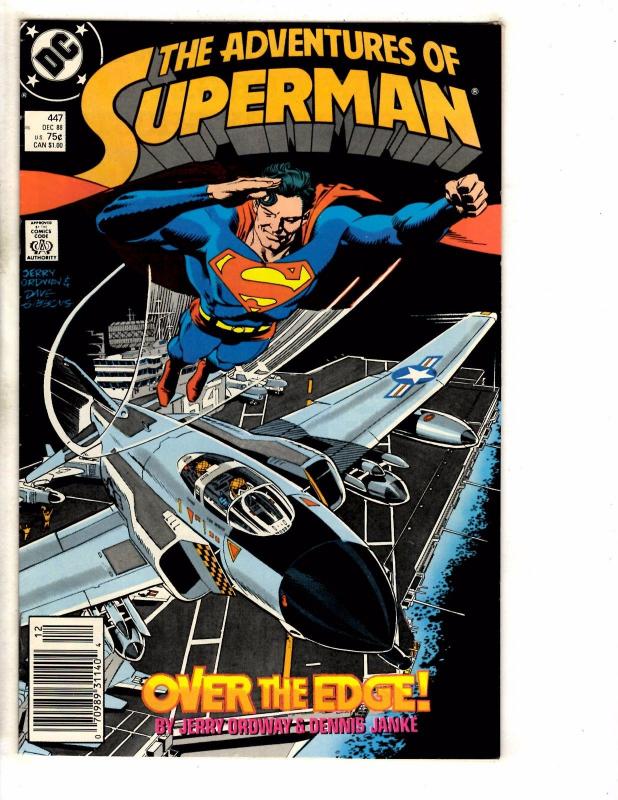 8 Superman DC Comic Books # 441 442 443 444 445 446 447 448 Batman Flash PP11