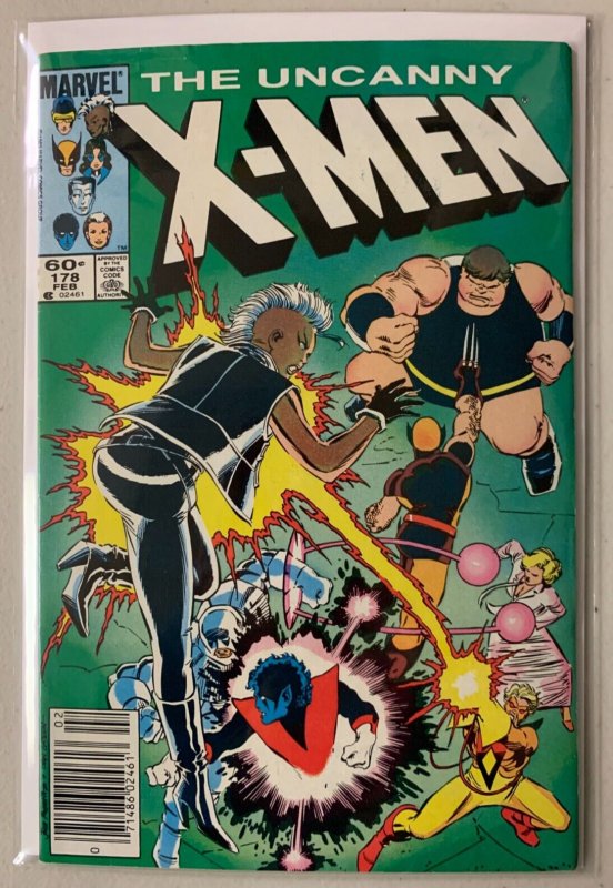 Uncanny X-Men #178 Newsstand Marvel 1st Series (6.0 FN) (1984)