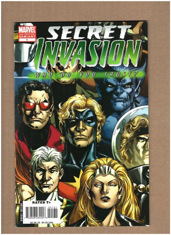 Secret Invasion Poster Book #1 VF ; Marvel Comic Book 