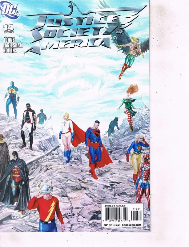 Lot Of 5 Justice Society America DC Comic Books #11 12 13 14 15 Batman LH21