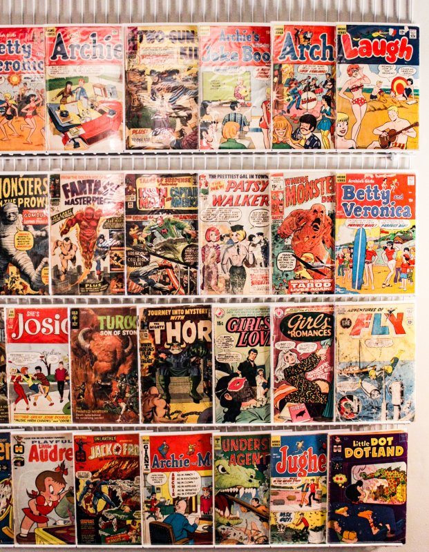 Big Lot of 50 Low Grade Reader Comics - Mostly Silver Age! *See Description