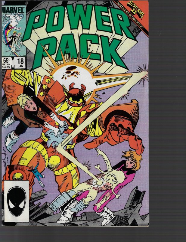 Power Pack #18 (Marvel, 1986)