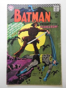 Batman #189 (1967) 1st Silver Age Scarecrow!! Solid VG Condition!