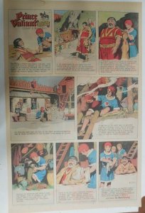 Prince Valiant Sunday #1721 by Hal Foster from 2/1/1970 Rare Full Page Size !