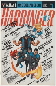 One Dollar Debut: Harbinger #1 (Oct 2014, Valiant), NM+ condition (9.6)