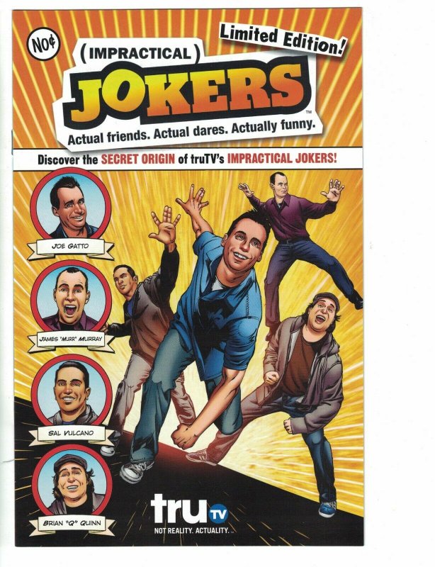 Impractical Jokers #1 VF/NM limited edition - Joe, Murr, Sal, Quinn TruTV - DC
