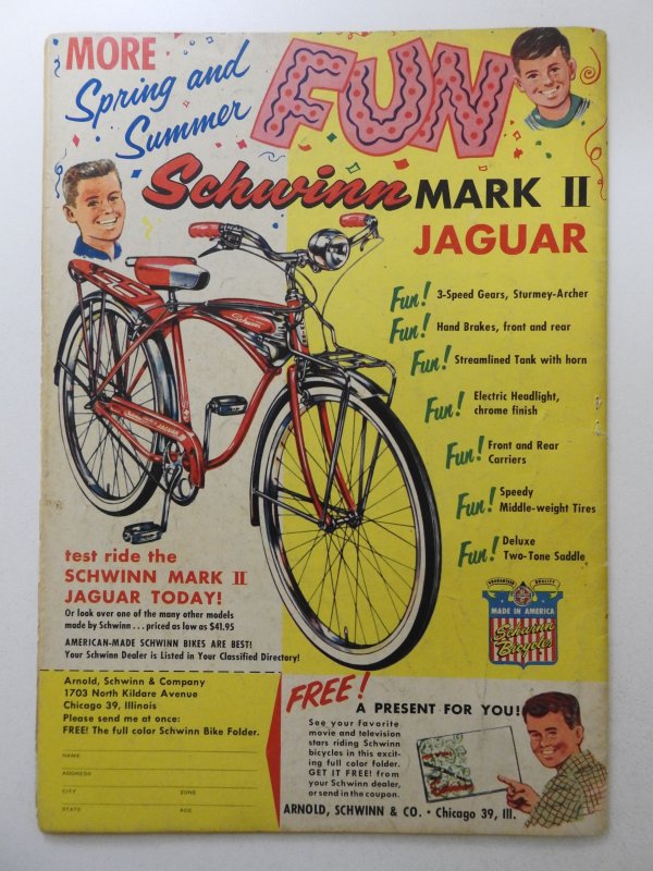 Mickey Mouse #54 (1957) Solid VG- Condition!  Staple Added!