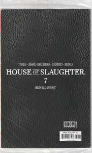 House Of Slaughter # 7 Body Bag Cover C Boom! Studios [J4]