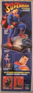 SUPERMAN STATUE Promo Poster, 11x34, 2004, Unused, more in our store